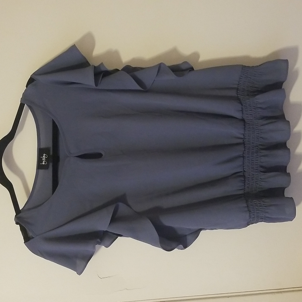 Grey Blouse Office Attire